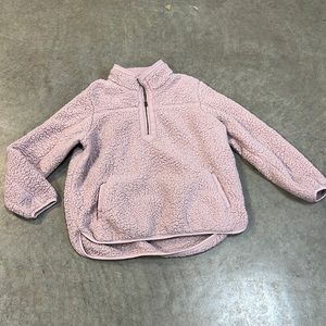 Womens Time & Tru blush pink Sherpa zip up size XL 16-18